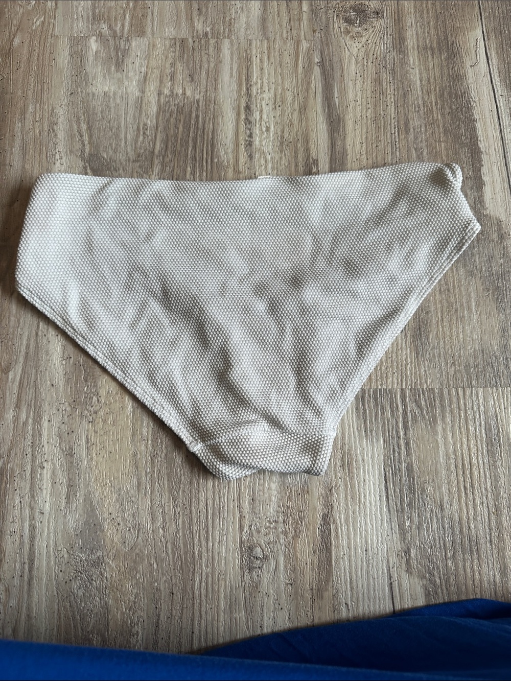 Athleta White Textured Bikini Bottom XS - Picture 2 of 3